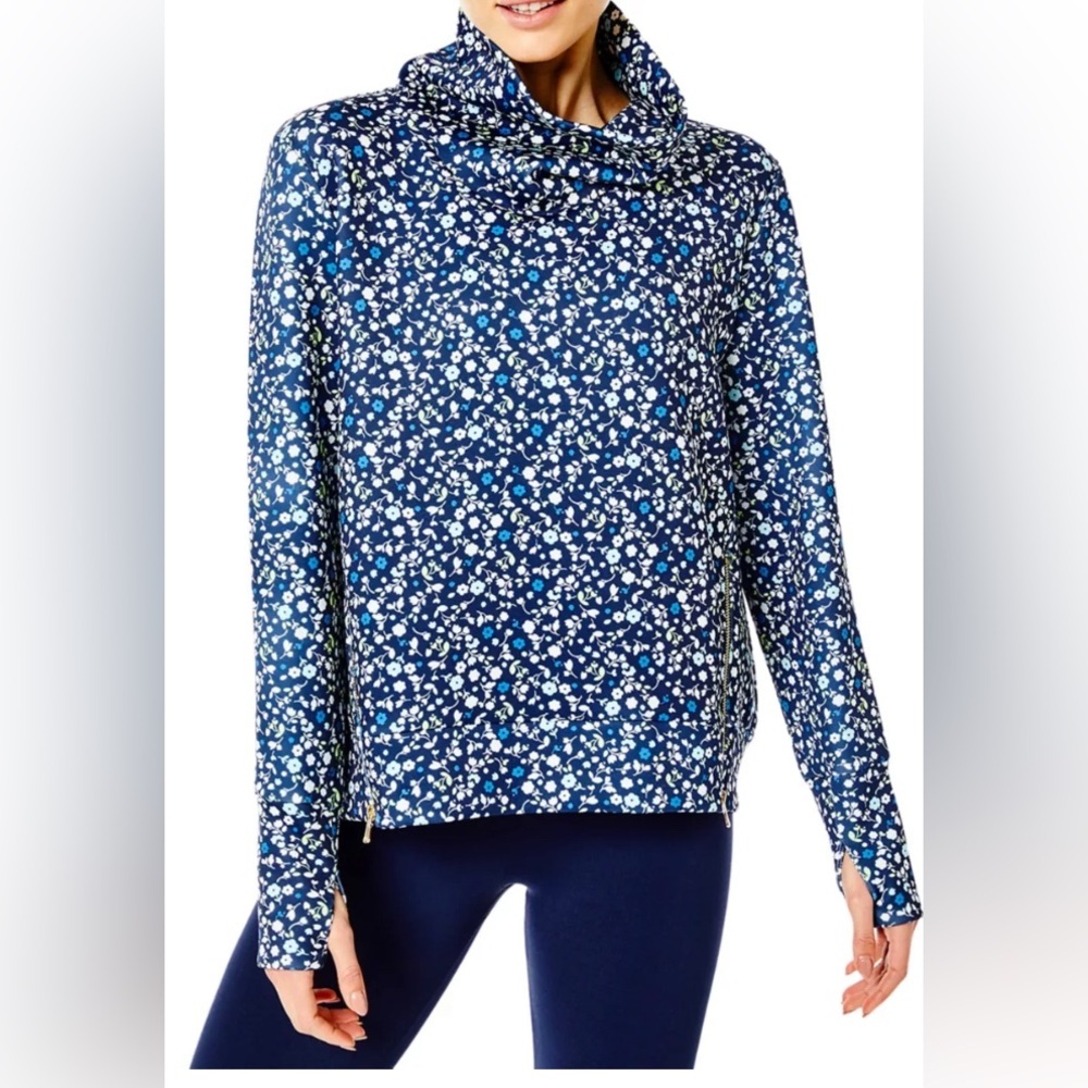 ADDISON BAY Everyday Pullover Jacket, Multi Floral - M
